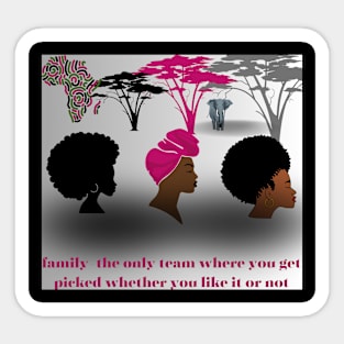 family shirt Sticker